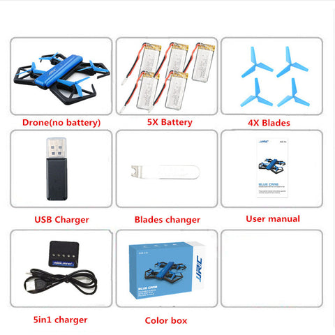 Folded Photography Quadcopter Drones