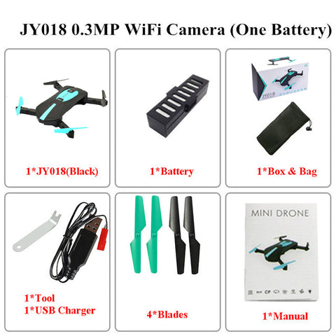 Foldable Selfie Pocket Camera Drone