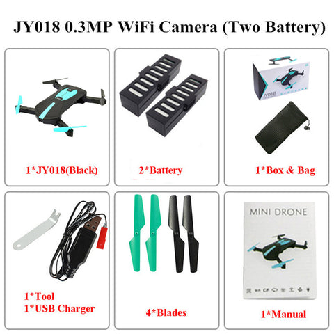 Foldable Selfie Pocket Camera Drone